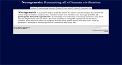 Desktop Screenshot of novogenesis.com